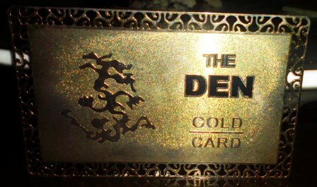 the den gold card