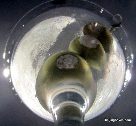 martini blue cheese olives flamme