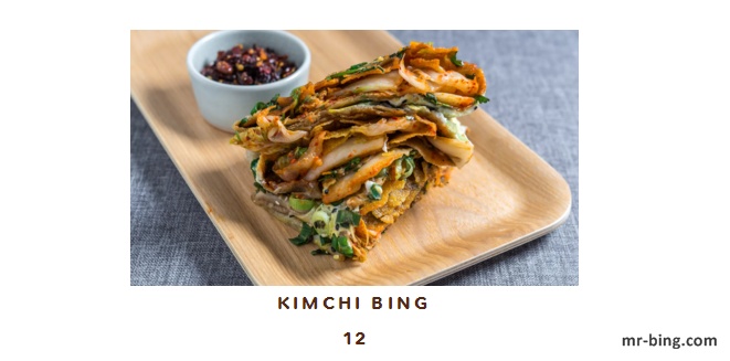mr bing kimchi jianbing food