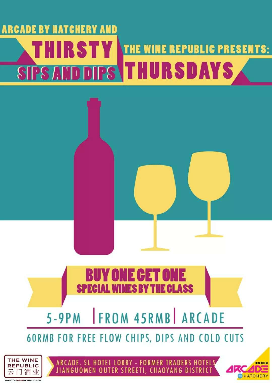 BEDD Weekly Thursday Arcade Wine