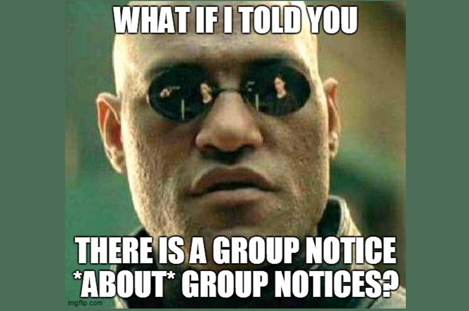 group notice 1